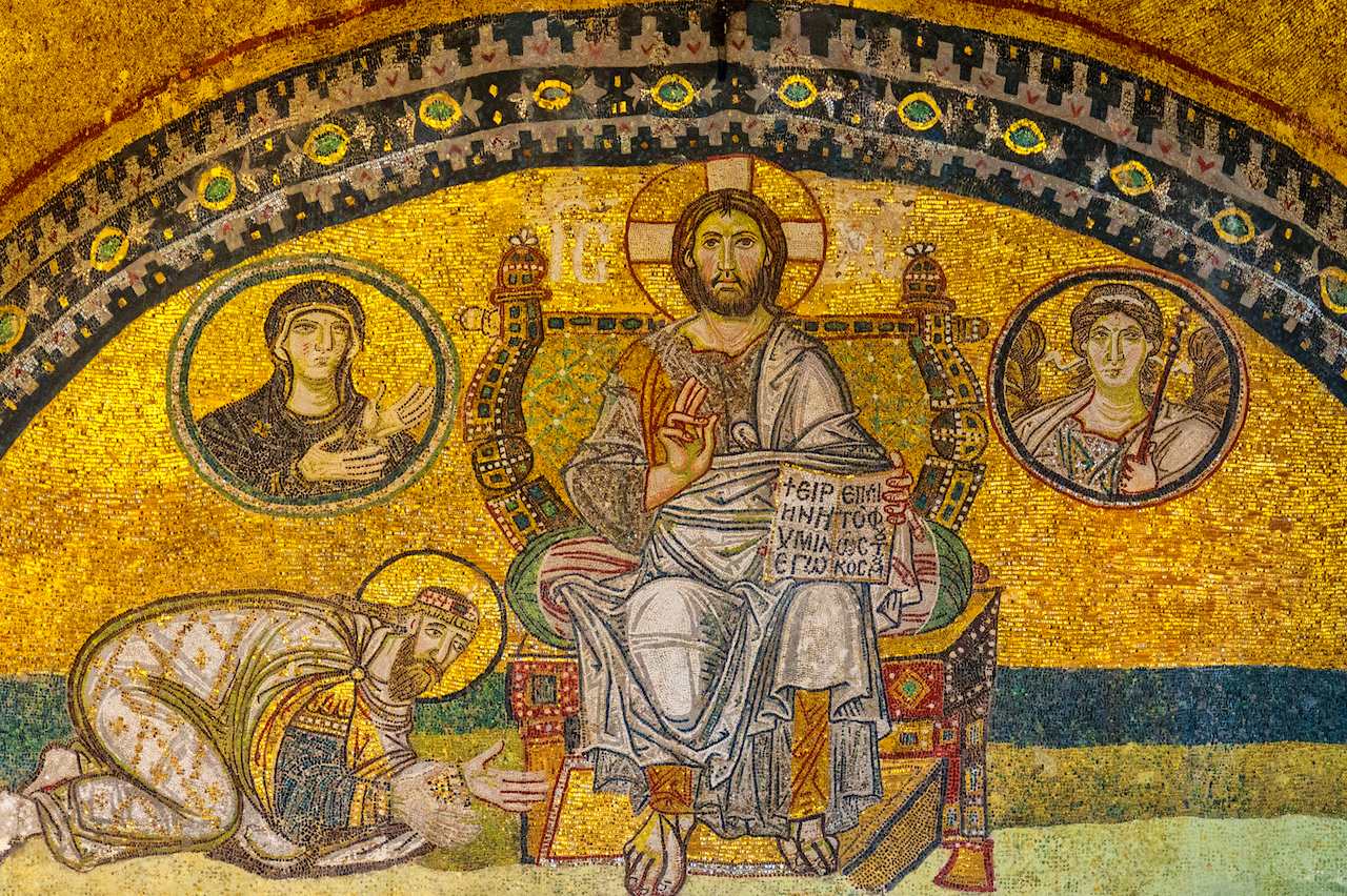 mosaico imperatore leone VI moschea santa sofia istanbul